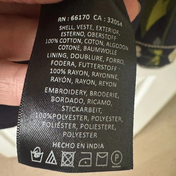 Maeve Navy Floral Sleeveless Dress - Picture 7 of 10